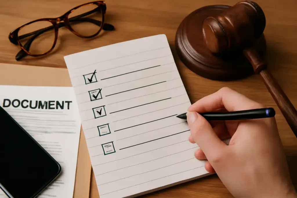 Quali informazioni preparare prima di chiedere una consulenza legale? Lista pratica per non dimenticare nulla