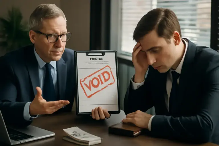 Contratto annullabile per vizi legali: come la consulenza ti tutela da gravi perdite economiche
